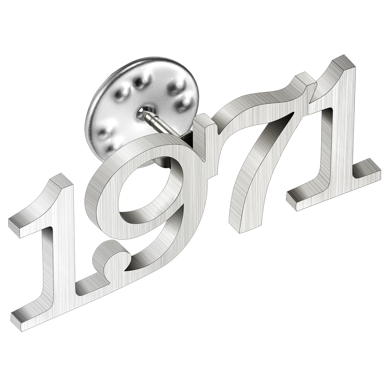 AMITER Birth Year Lapel Pin, 1970-2025 Enamel Brooch Pins Tie Tacks for Men &amp; Women Birthday, Graduation, Anniversary