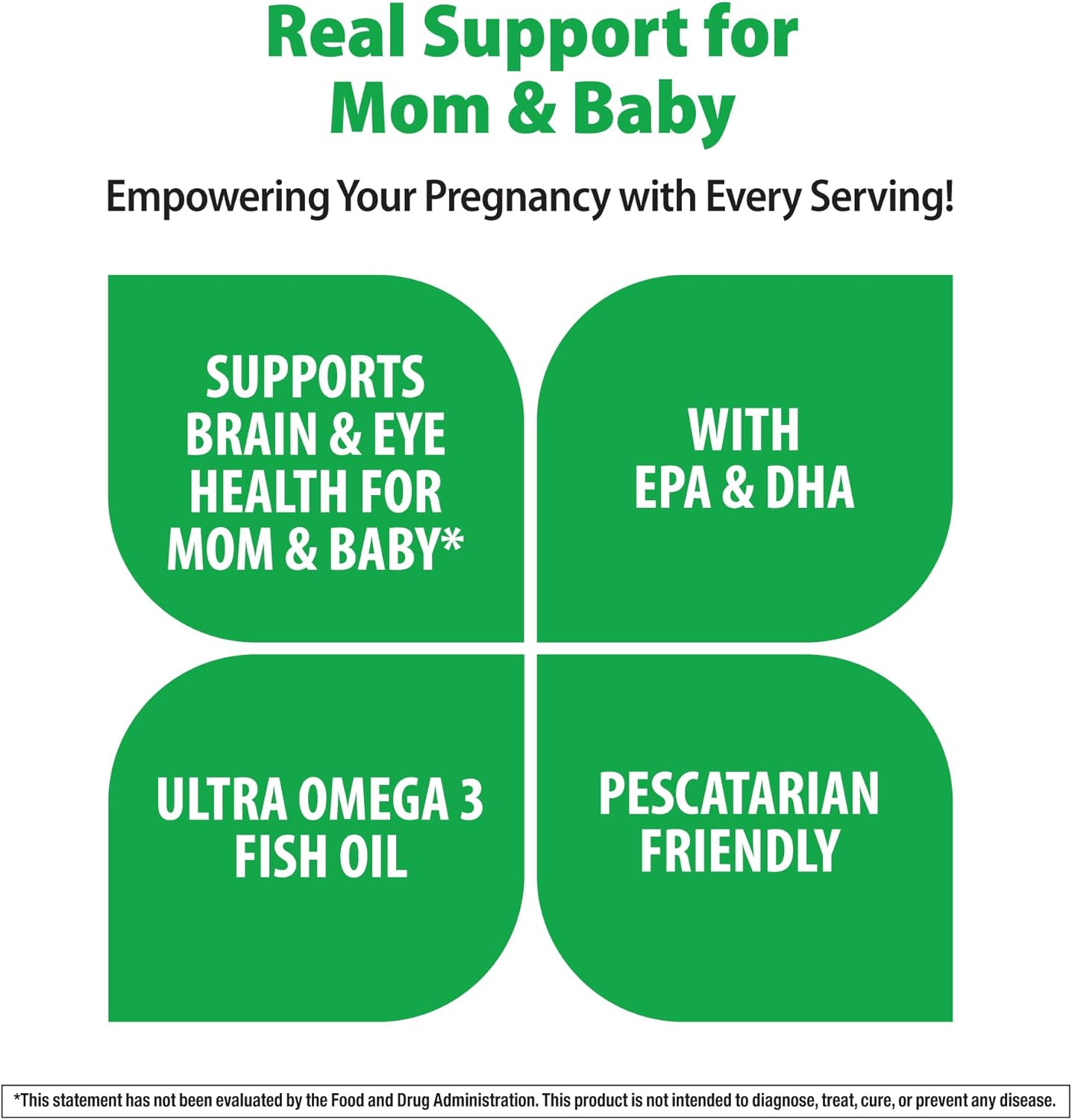 Rainbow Light Prenatal DHA Vitamins for Women | 60 Softgels | Omega 3 Fish Oil (DHA & EPA) | Supports Mom & Baby’s Health from Conception to Nursing - Image 4