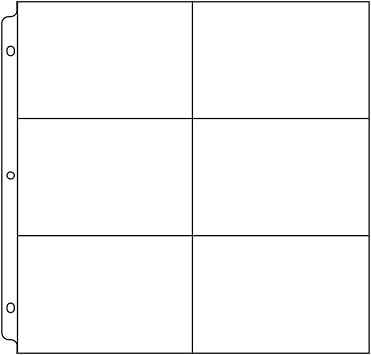 We R Memory Keepers 12 X 12 inch 6-4 X 6-Inch Pockets 3-Ring Album Photo Sleeve Protectors, 10 PK