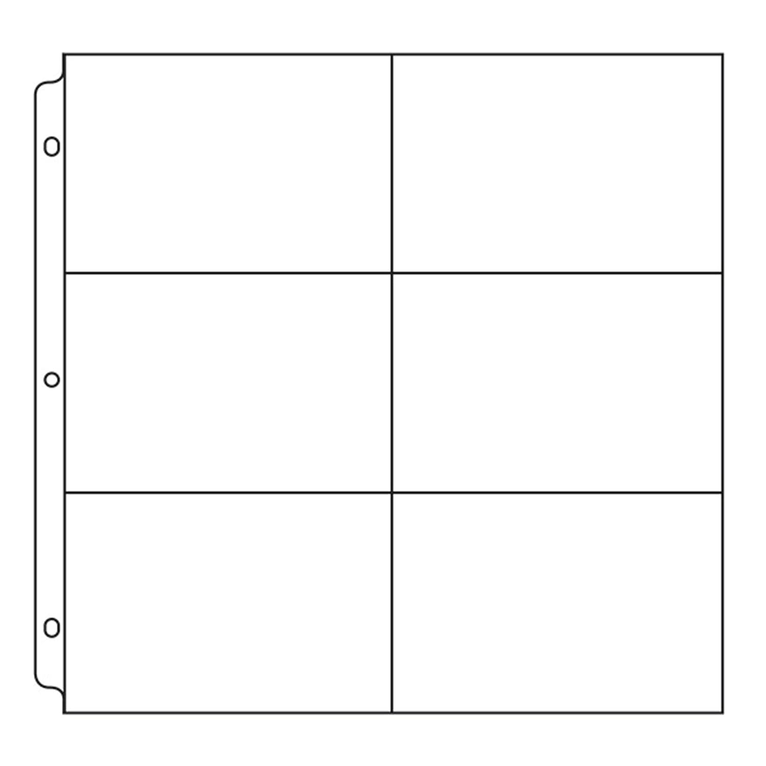 We R Memory Keepers Photo Sleeve Protectors 12x12 Inch 4x6 Inch-Pockets, 10 Pack, Non-Glare, Compatible with Most 3 Ring Albums, Perfect for Scrapbooking, Document Storage and More