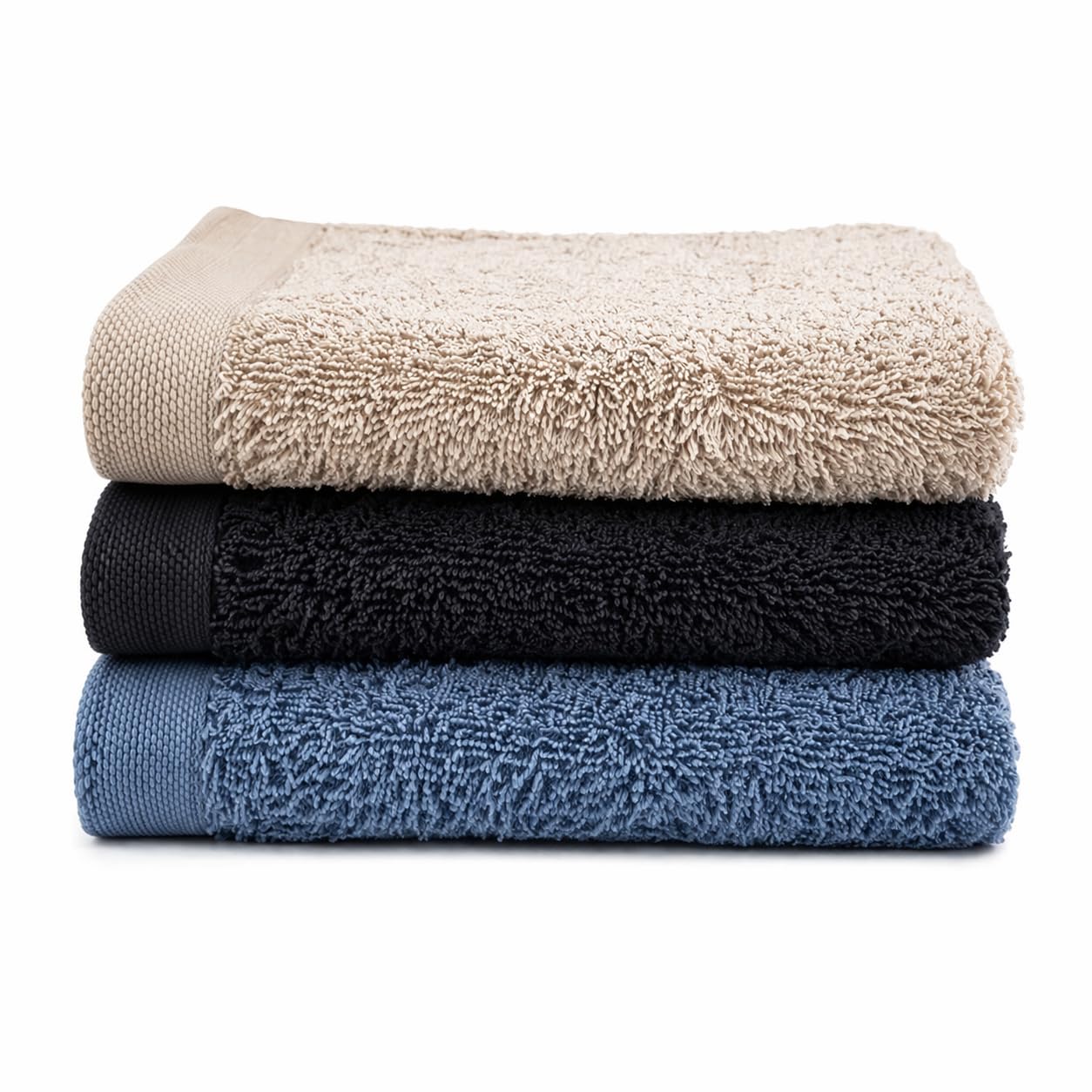 Luxury Terry Cotton Face Towels (Pack of 3, 12 x 12 Inch) – Plush Soft, Highly Absorbent & Fast Drying Towels for Daily Face & Hand Care-image-11
