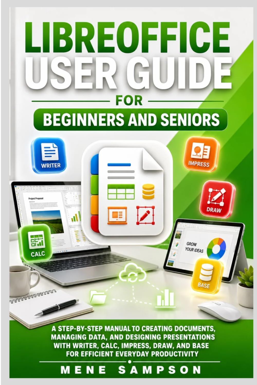 LibreOffice USER GUIDE FOR BEGINNERS AND SENIORS: A Step-by-Step Manual to Creating Documents, Managing Data, and Designing Presentations with Writer, Calc, Impress, Draw, and Base