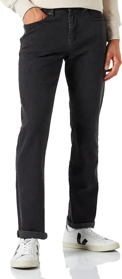 Amazon Essentials Men's Relaxed-Fit Stretch Jean (Available in Big & Tall) - Discontinued Colors OEKO-TEX STANDARD 100
