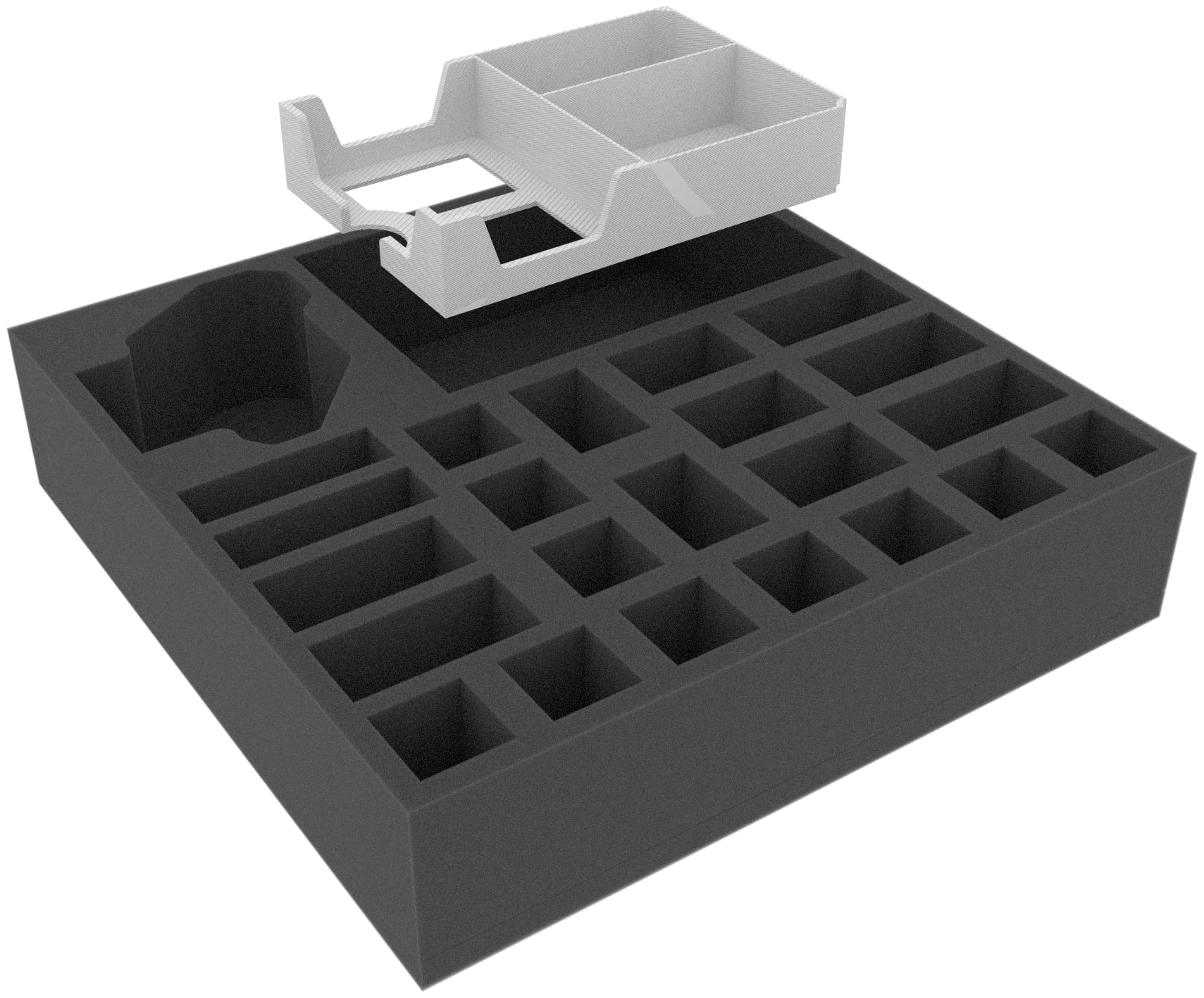 Feldherr Set di Schiuma portagiochi Compatibile con HeroQuest (Formato 2021): Mythic Tier - Scatola del Gioco Principale