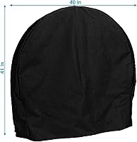 Vista 3 de Sunnydaze canasta de acero para leña – varios tamaños disponibles, Negro