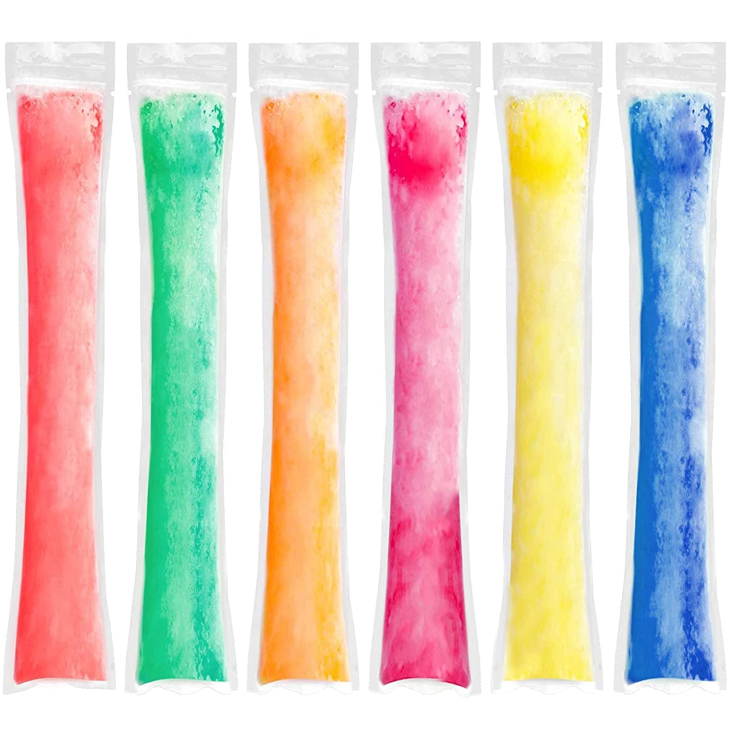 Italian Ices, Box of Assorted Italian Ice Flavors, Kiwi Watermelon, Orange Crème, Strawberry, Berry Lemonade, Lemon, Blue Raspberry, 2 Oz Bars (72-Pack)