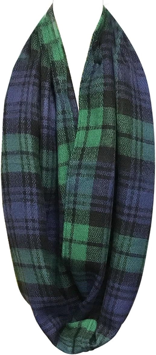 Bowbear Soft Touch Winter Warm Tartan Infinity Scarf - Image 2