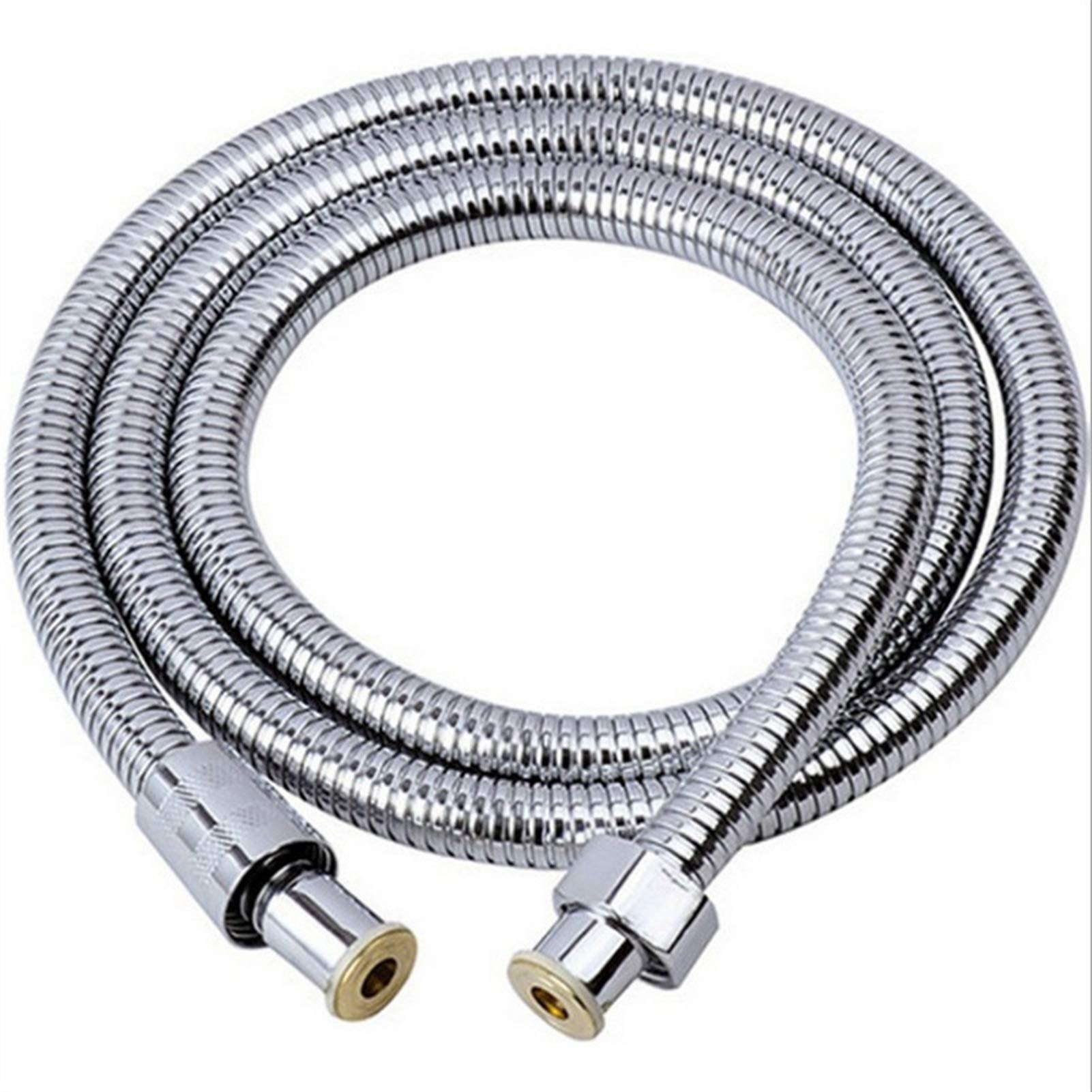 Manguera de ducha, manguera de repuesto flexible de acero inoxidable, tubo de ducha universal de 2 m para un baño fácil, duradero y resistente a la corrosión