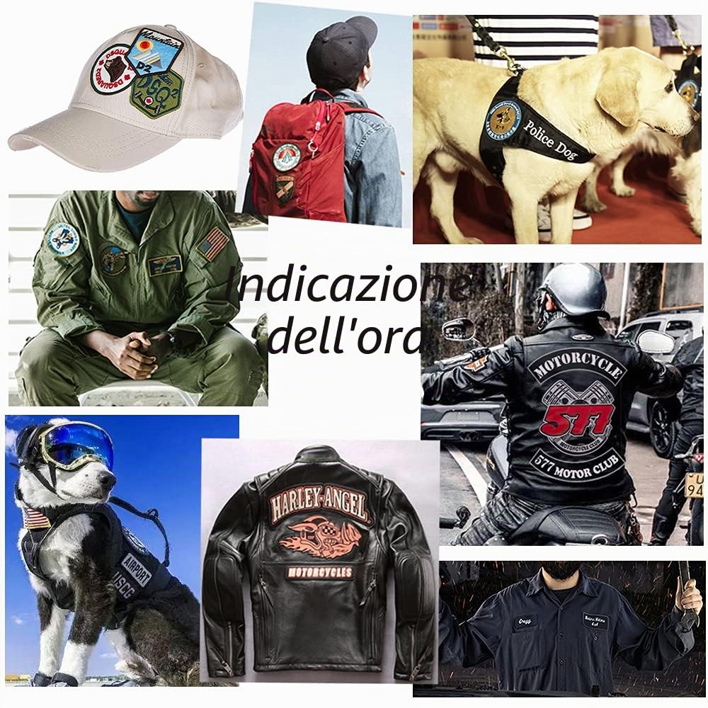 Toppe ricamate personalizzate, toppe personalizzate per morale, qualsiasi dimensione o logo possono essere personalizzate, gancio e anello, da cucire, stirare