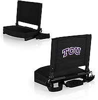 Vista 14 de PICNIC TIME NCAA Georgia Bulldogs Gridiron - Asiento de estadio, ligero, silla plegable portátil para gradas y bancos, (negro)