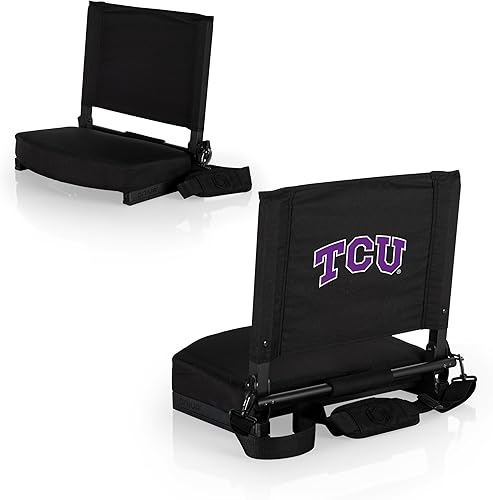 Miniatura 14 de PICNIC TIME NCAA Georgia Bulldogs Gridiron - Asiento de estadio, ligero, silla plegable portátil para gradas y bancos, (negro)