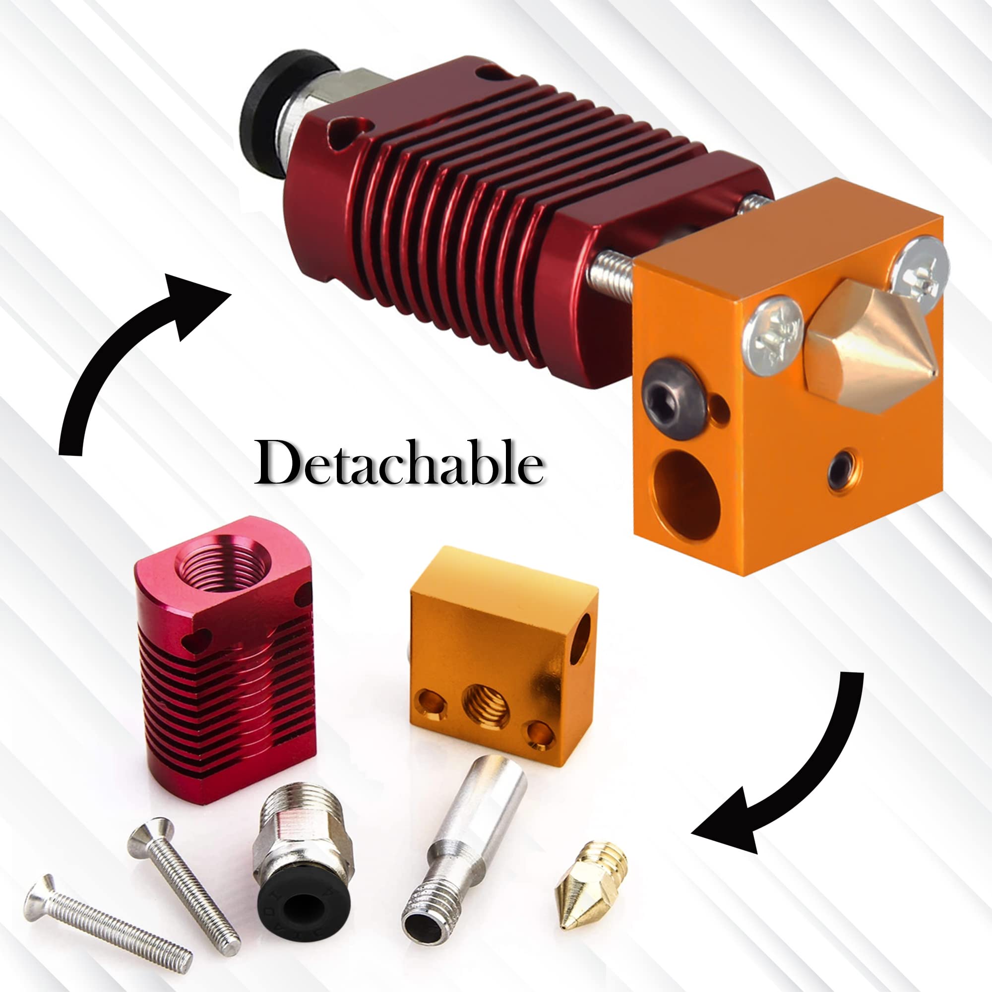 2er-Pack 3D-Drucker Hotend Kit Für Ender 3/CR10 ? Produktbild-Vorschau 3