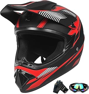 Casco de Motocicleta Todoterreno Juvenil, Casco de Bicicleta para niños y niñas, Casco de Motocicleta Personalizado, estándar CE