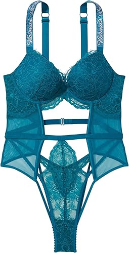 Victoria's Secret Peluche de encaje recortado, push up, lencería para mujer, colección muy sexy (XS-XXL)