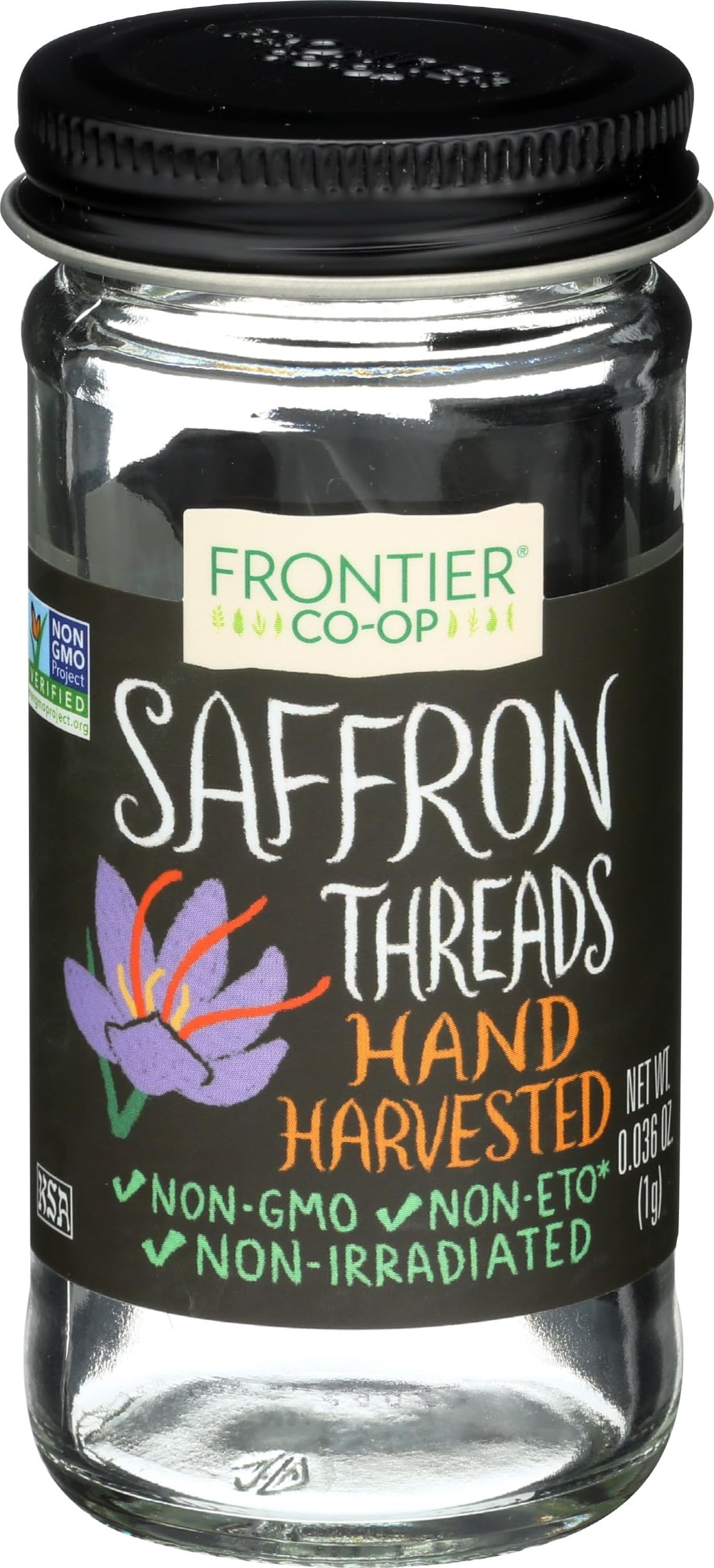 Safran, fils, 0,036 oz (1 g) - Frontier Natural Products
