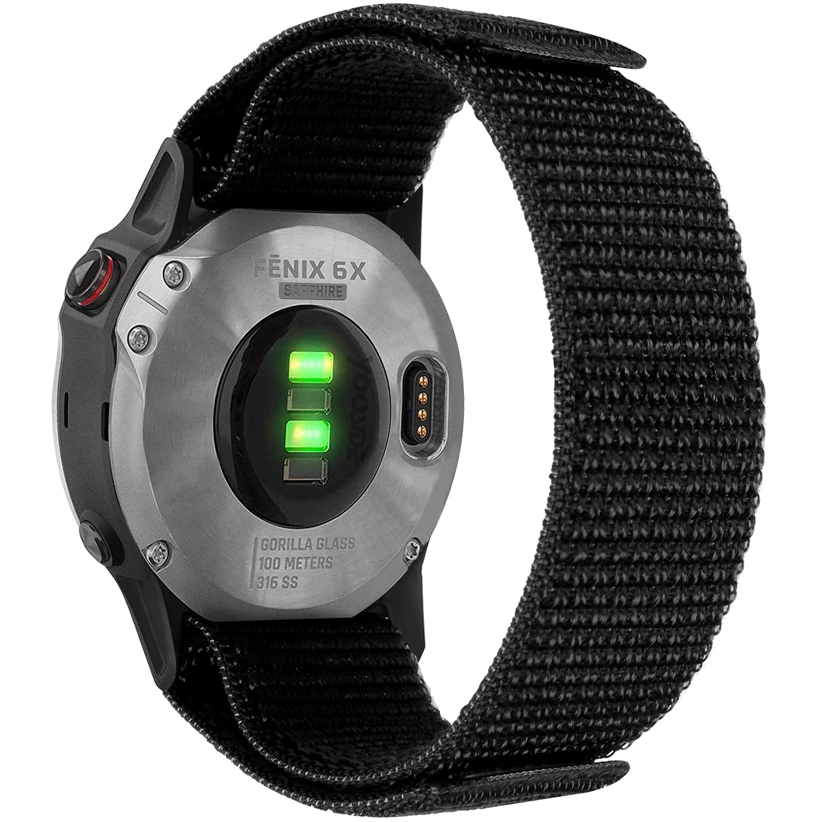 Bracelet Fenix 6X, Bracelet en Nylo Loop de 26mm pour Fenix 7X/ Fenix 6X pro /Fenix 6X Sapphire/Fenix 5X /Fenix 5X plus/Fenix 3 /Fenix 3HR/Garmin Enduro/Tactix Delta/Descent Mk1 Mk2 Mk2i Bracelet Fenix 6X, Bracelet en Nylo Loop de 26mm pour Fenix 7X/ Fenix 6X pro /Fenix 6X Sapphire/Fenix 5X /Fenix 5X plus/Fenix 3 /Fenix 3HR/Garmin Enduro/Tactix Delta/Descent Mk1 Mk2 Mk2i