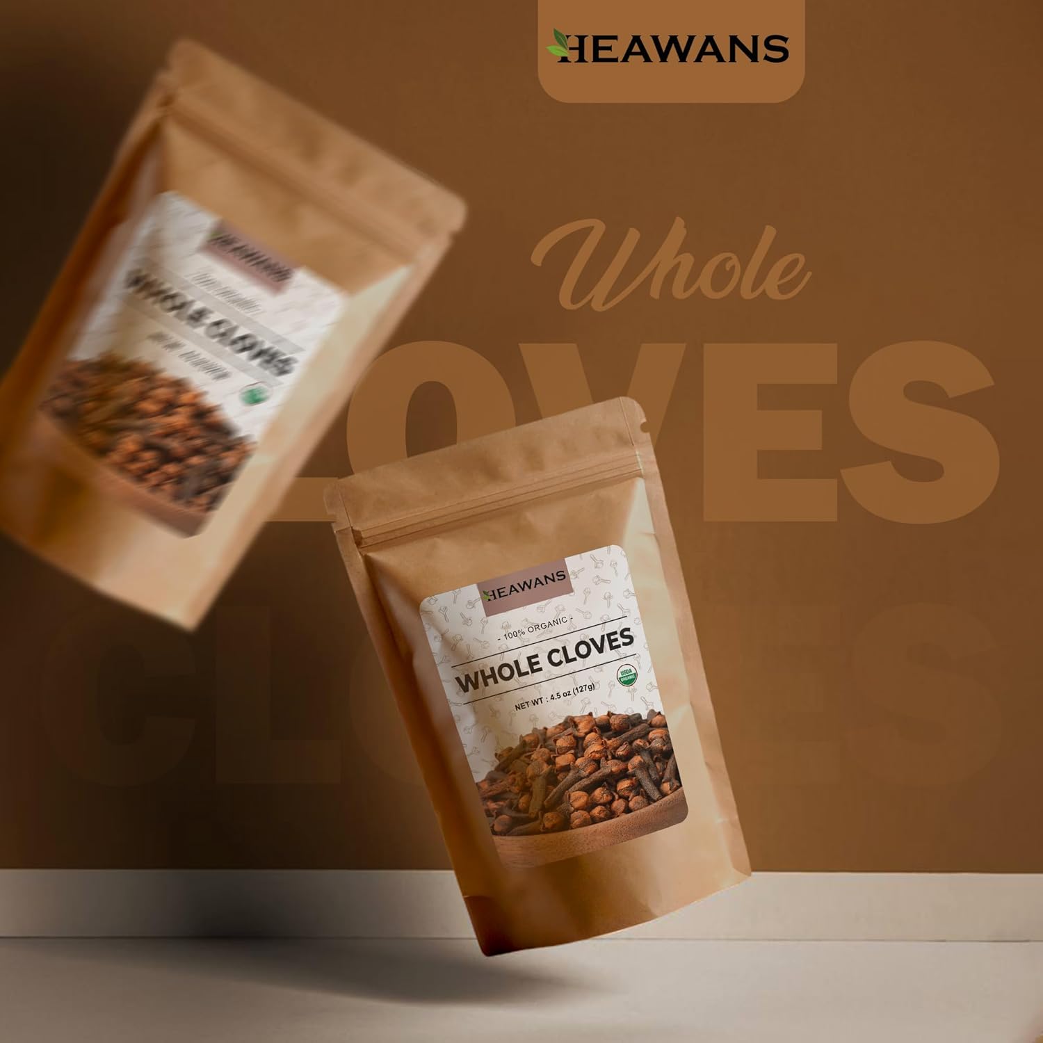 Heawans Hand Picked Premium Grade Organic Whole Cloves 4.5 oz, Packed in a USDA certified farm. - Image 3