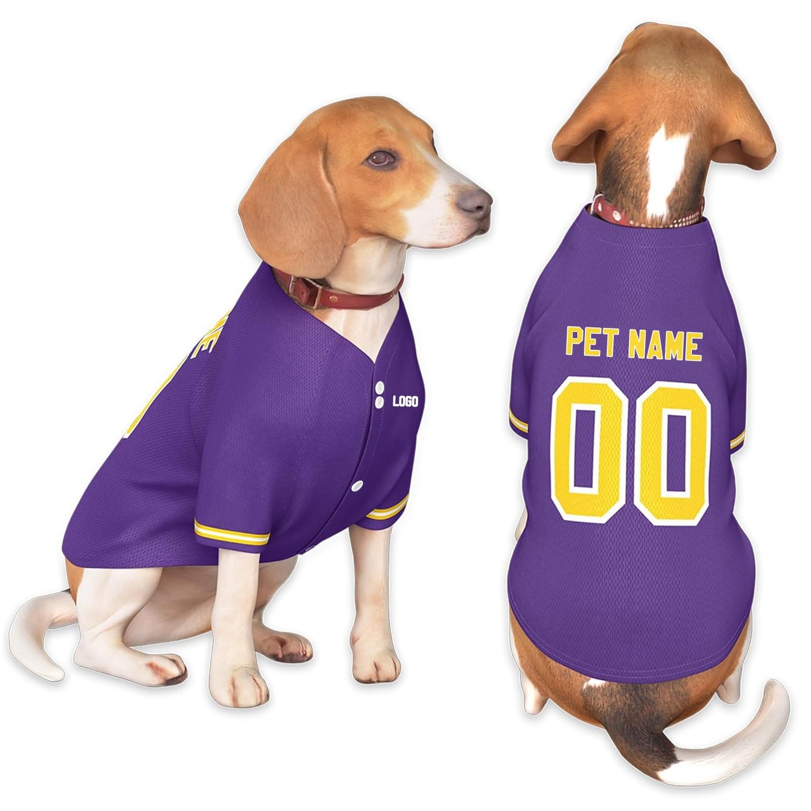 Customised Dog T Shirt With Name Number Dogs Baseball Jersey Personalized Team Dog Shirts Cat Pet Costume