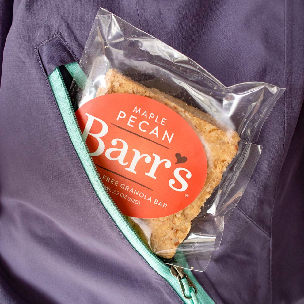 Mrs. Barr’s Natural Foods Granola Bars | Maple Pecan | Certified Organic Gluten Free Oats | Soft Texture | Small Batch | Gourmet Quality | Real Ingredients | 2.2 Ounces (12 Pack)