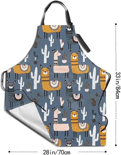 Miniatura 4 de Cafl Delantales para hornear barbacoa cuello ajustable para hombres mujeres impermeable