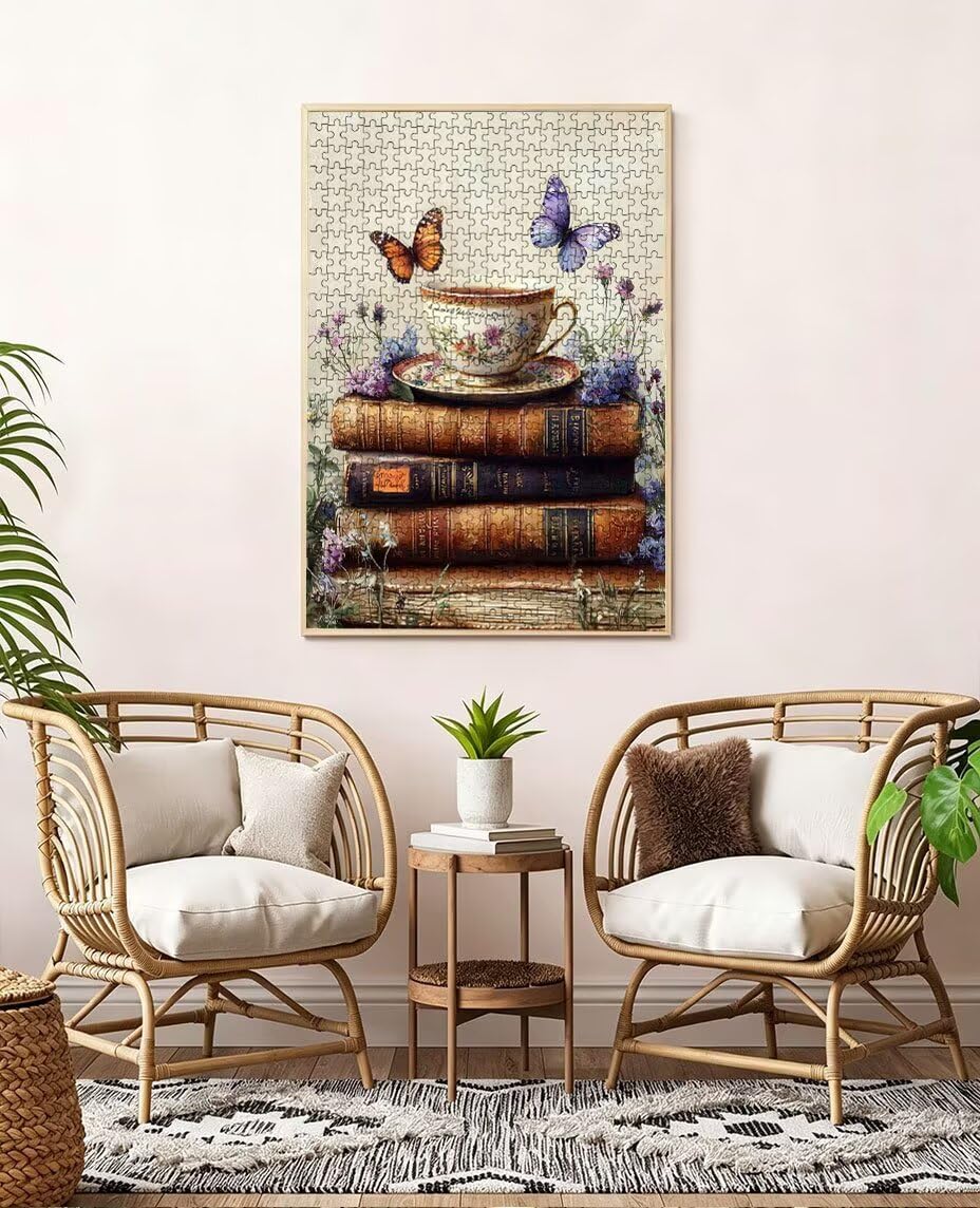 Puzzle 4000 elementów, puzzle z motylami dla dorosłych 4000, klasyczne puzzle, gra edukacyjna puzzle, niemożliwe wyzwanie, gra zręcznościowa dla całej rodziny, dekoracja ścian BXHZW4-395