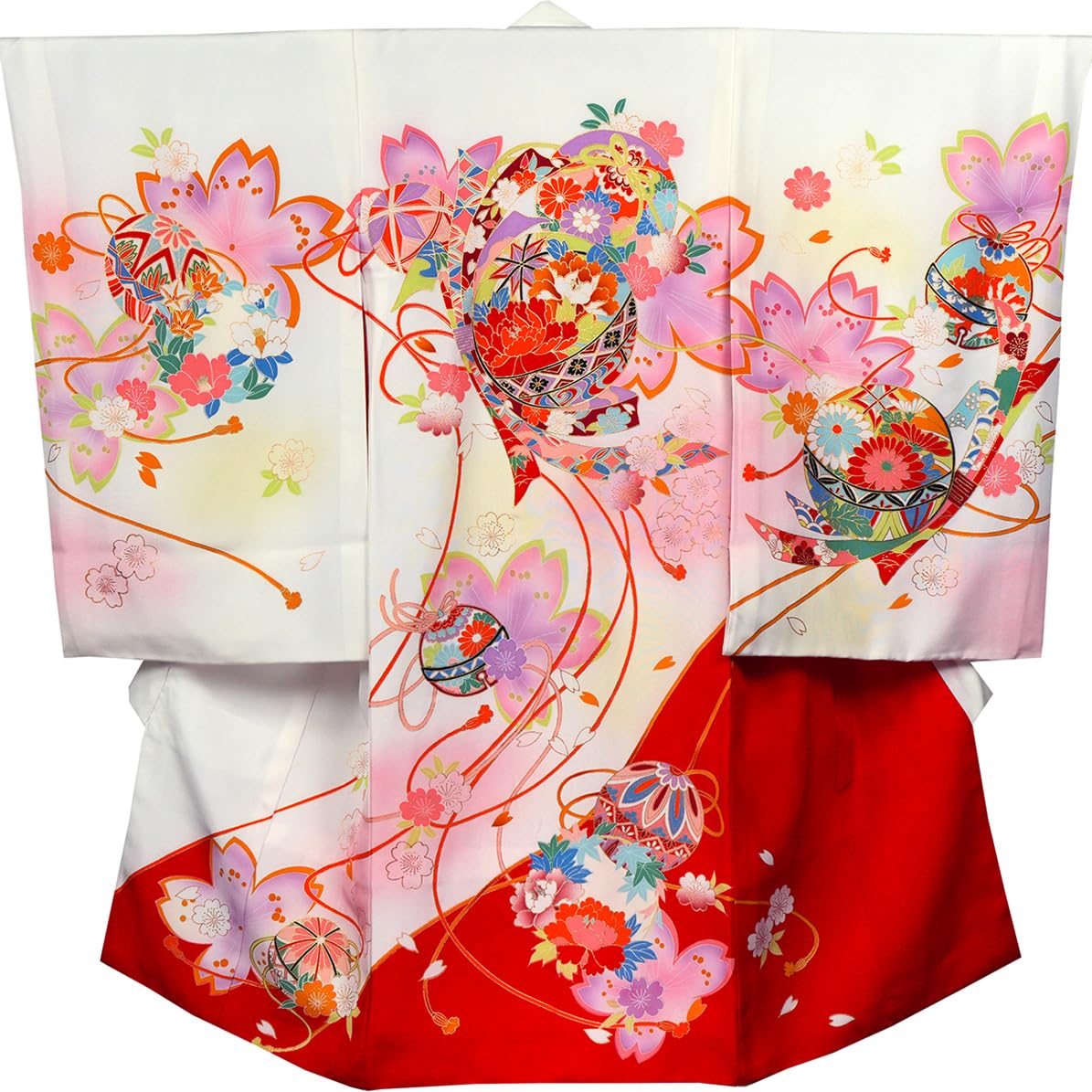 Amazon.co.jp: [あこがれゆめ] お宮参り 女の子 着物 女児祝着 正絹 の  