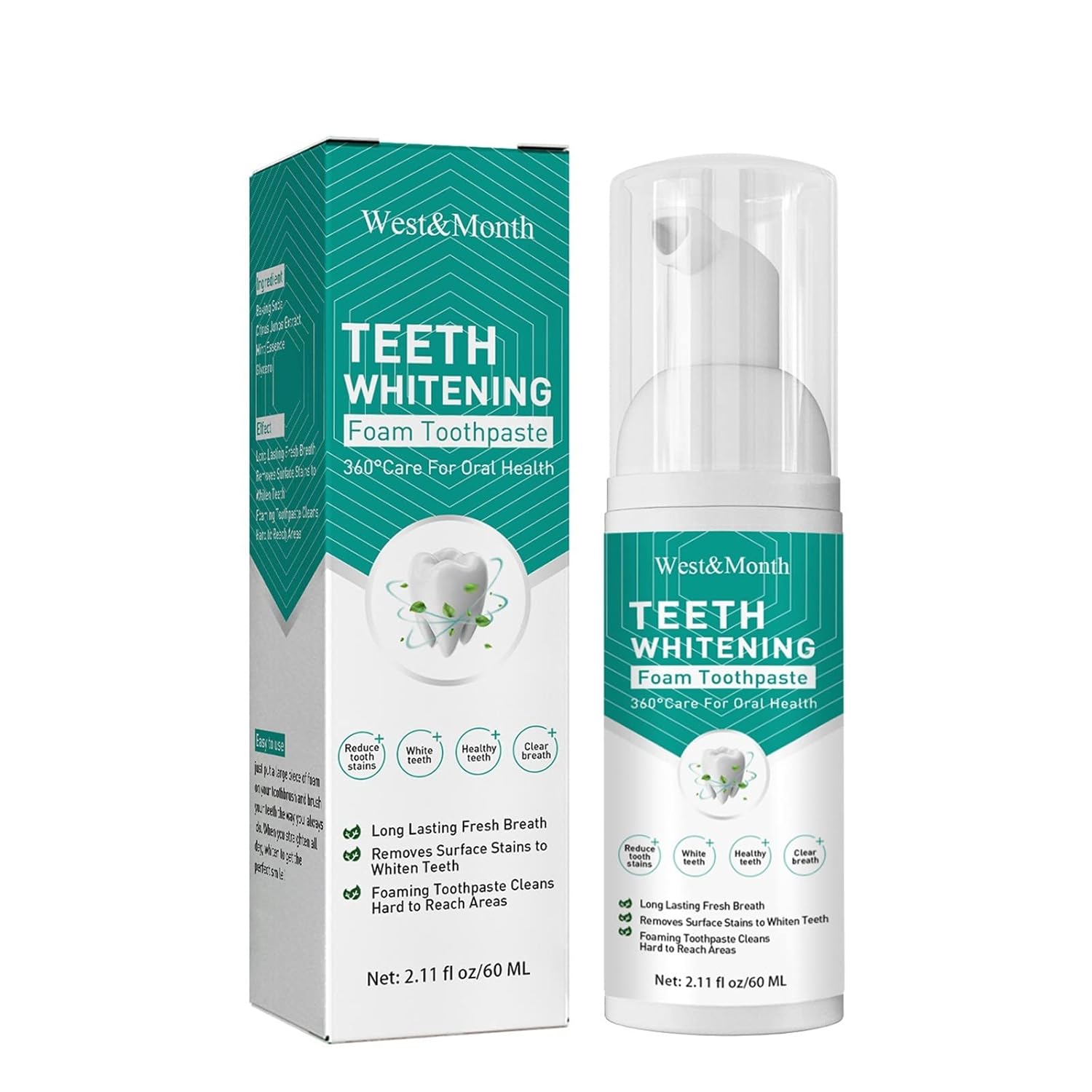 JISUAN Unflavored Toothpaste with Fluoride Sensitive Teeth