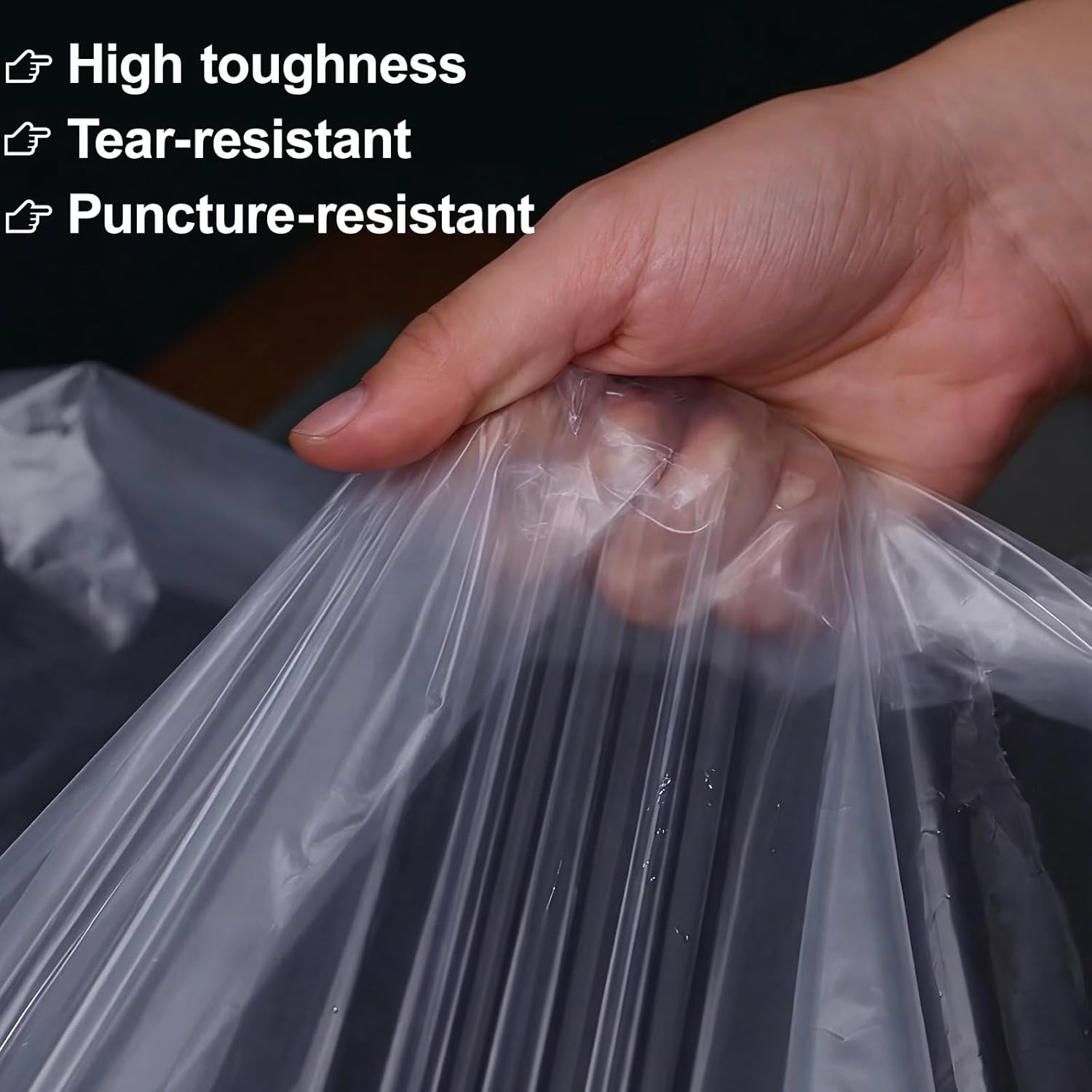 Outdoor Patio Heavy-Duty Tarpaulin with Rustproof Grommets Vinyl Curtain Waterproof Curtain for Patio Covering Henhouse Porch Canopy Plant Camping, Good Light Transmission(5x6m/16.4x19.7ft)