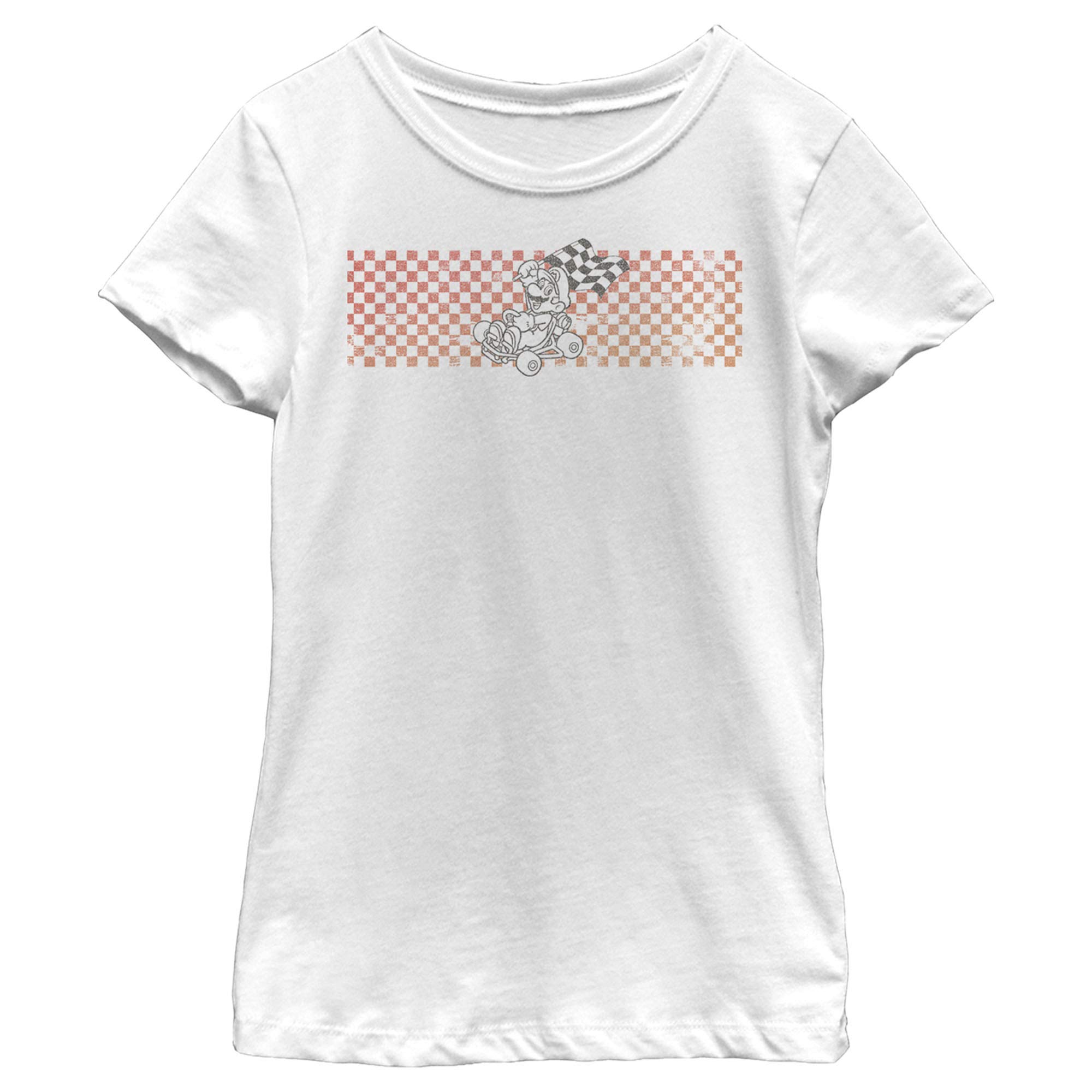 T-shirt Nintendo fille blanc manches courtes taille XS mode ado - 2