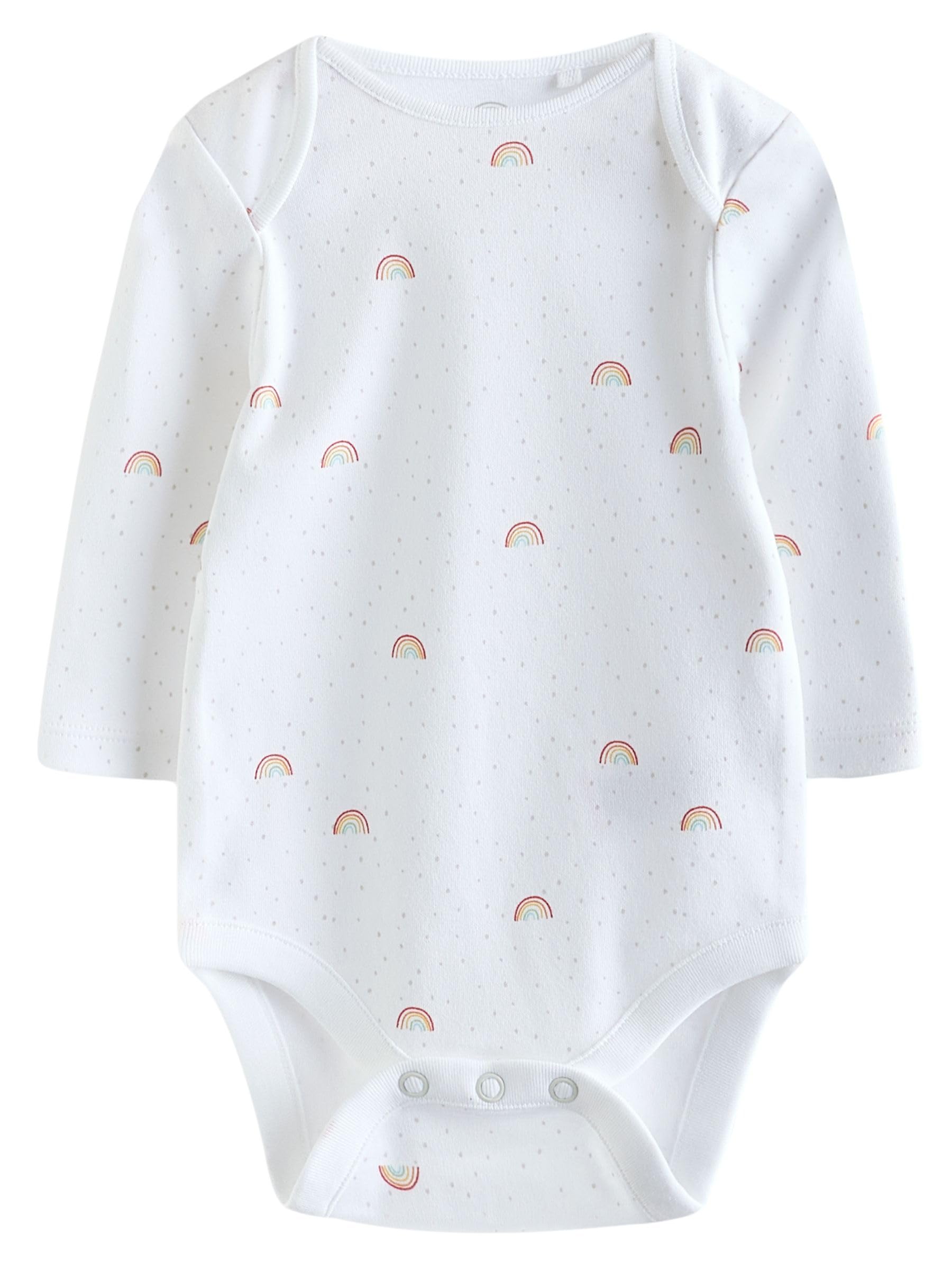 NEXT Noworodki unisex Zestaw 5 sztuk body niemowlęcych z długim rękawem ze 100% bawełny