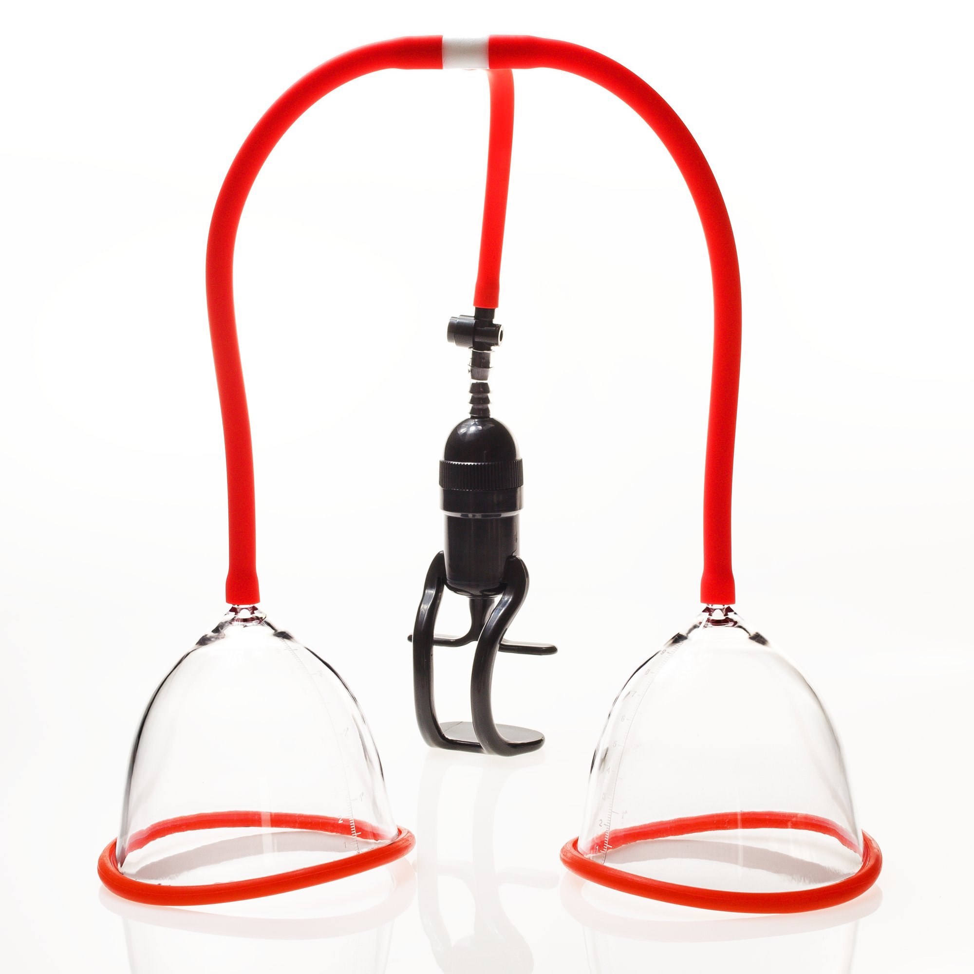 Marielove - Bomba de vacío para pecho (extensor de ventosa de pecho), color rojo