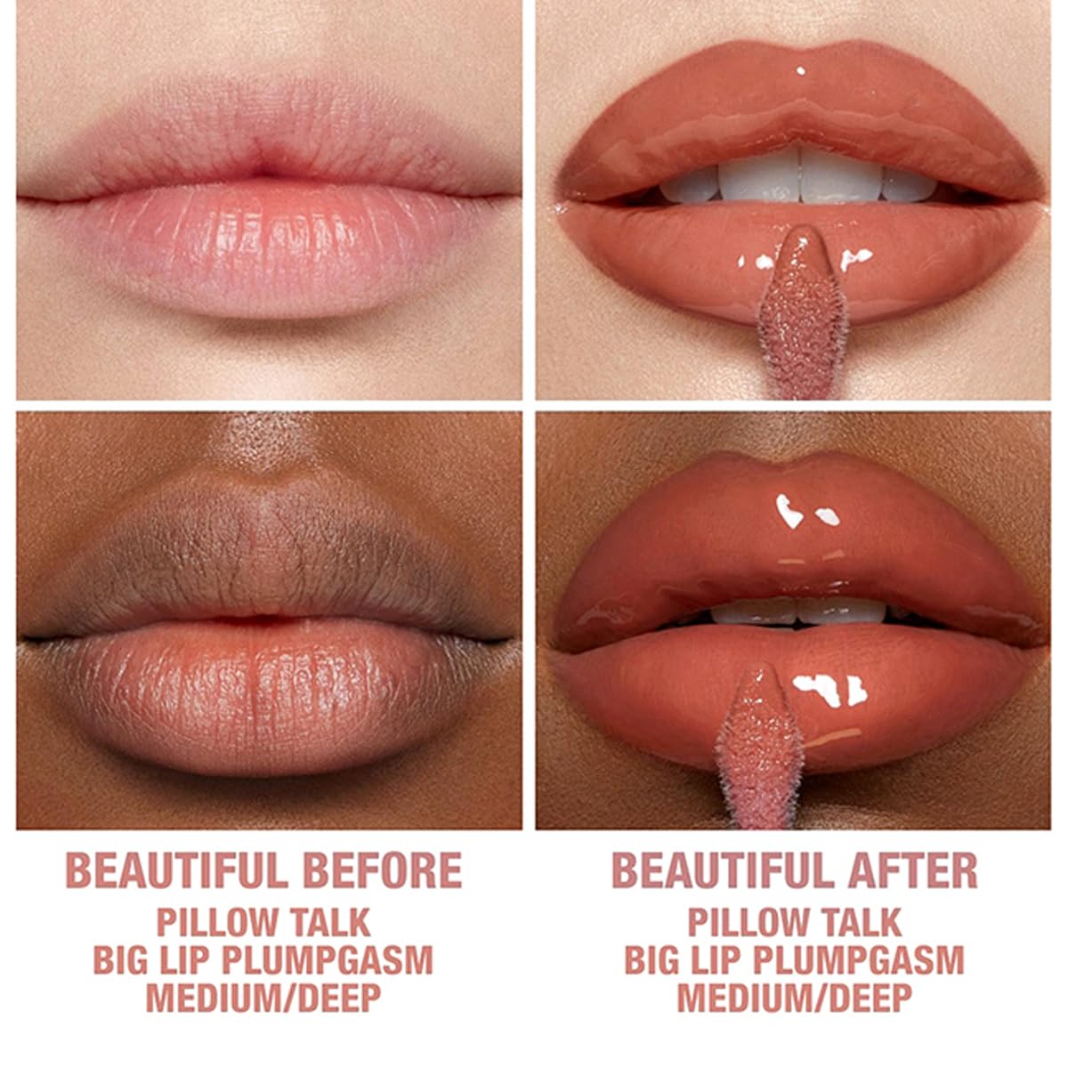 Juego de 3 brillos de labios hidratantes de conejo, esmalte labial líquido de gelatina hidratante, antiadherente impermeable, de larga duración, lindo maquillaje 4