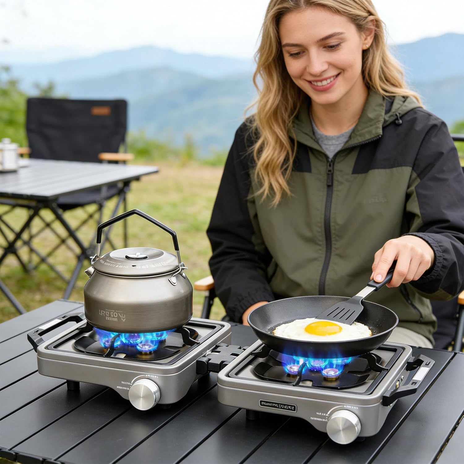 1 Set Efficient Transportable Cooker Pliable Plan Powerful Furnaces Twelve Hundred Backpacking Backpacking Crisis Use Tall Power