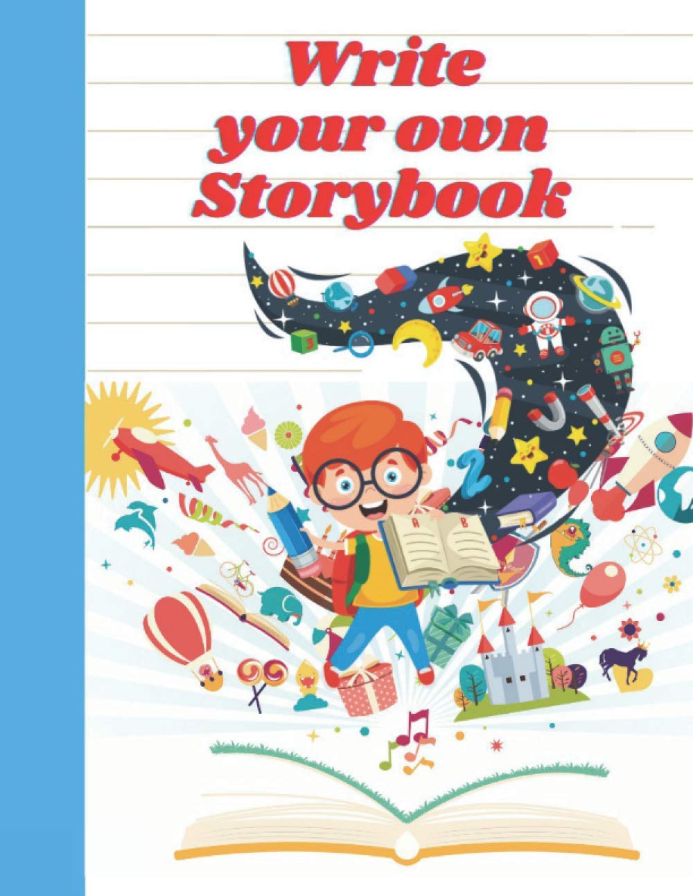 Write your own Storybook: Blank Storybook kit For Boys - Story board Template, Create you own Book - Storyboarding