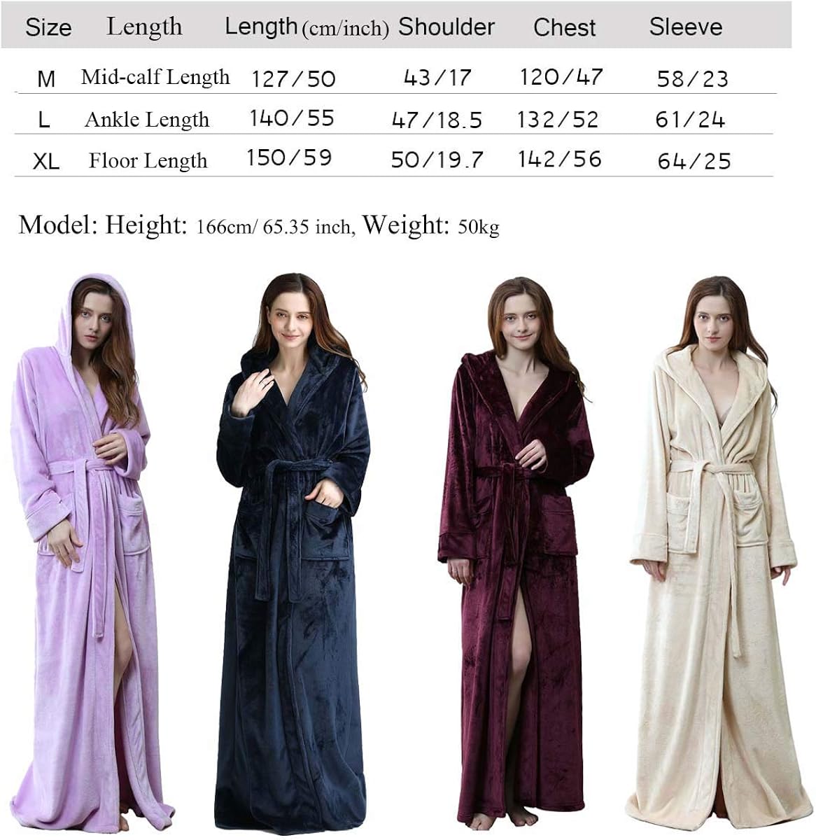 Floor length flannel robe Clearance