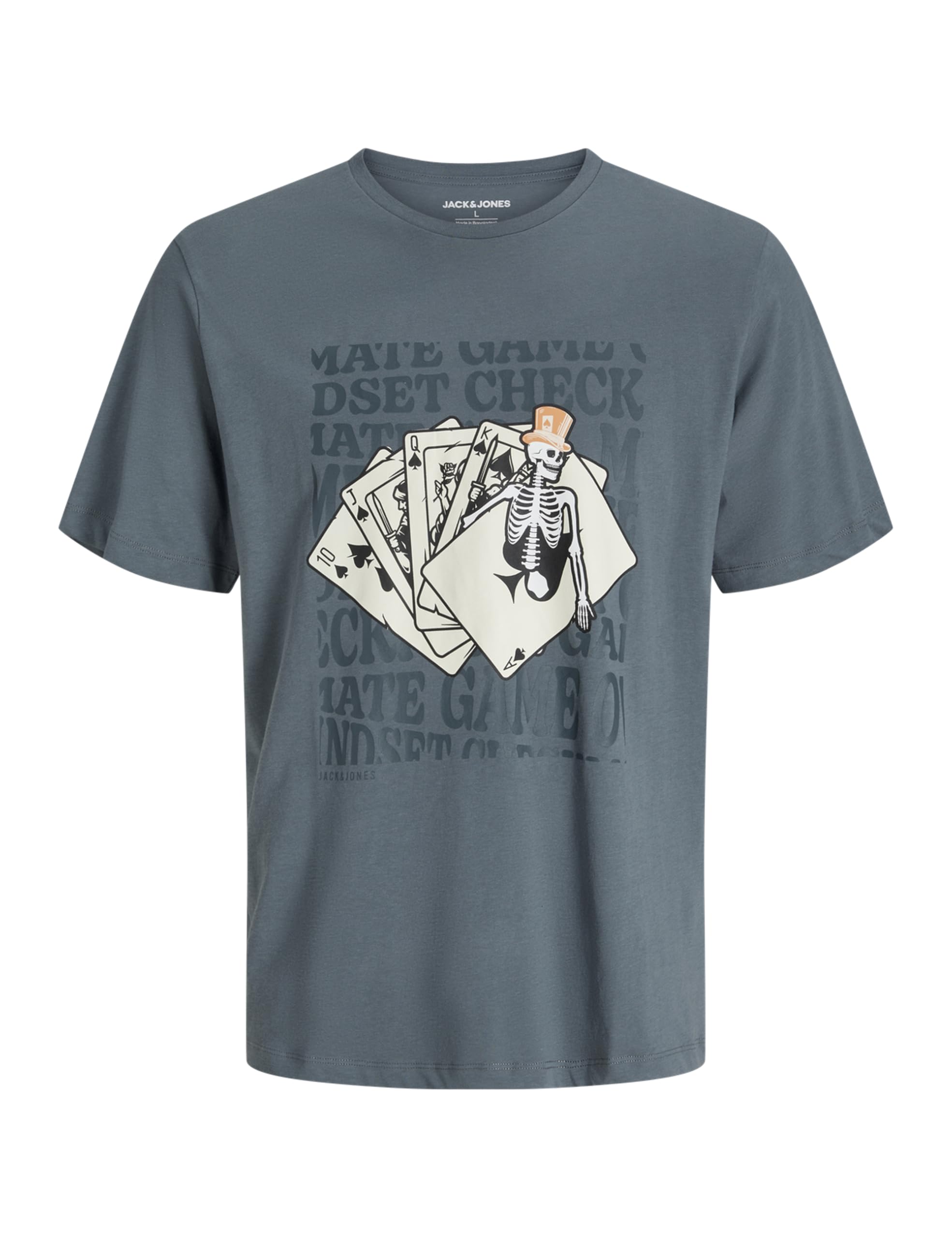 JACK & JONES Jjsully Tee SS Crew Neck, Stormy Weather, S