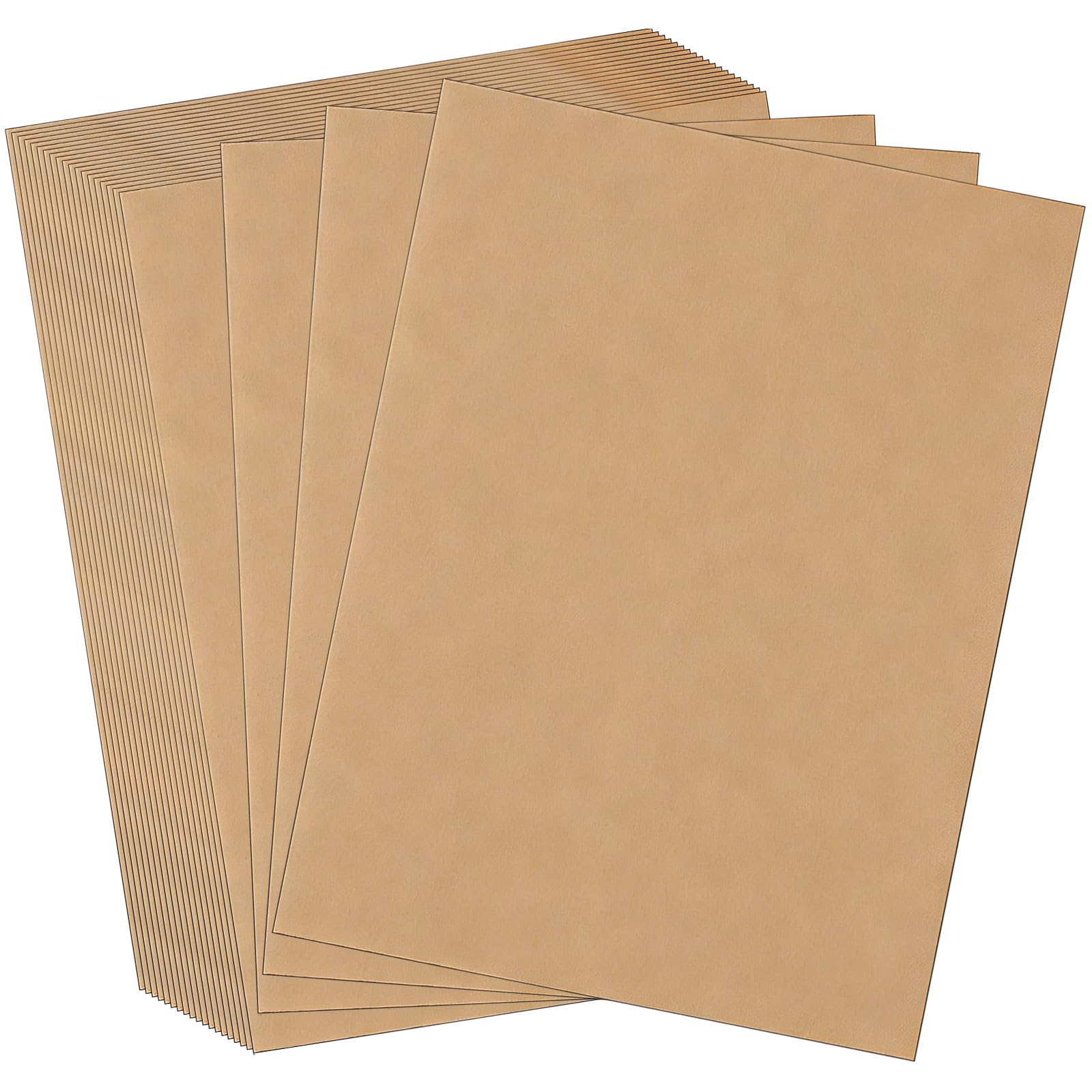 Neehows 100 Sheet 300GSM/110LB Card Stock Paper, 8.27 x 11.7 Inch Thick Kraft Cardstock, Heavy Craft Paper for Invitations, Scrapbooking, Decoration -Brown