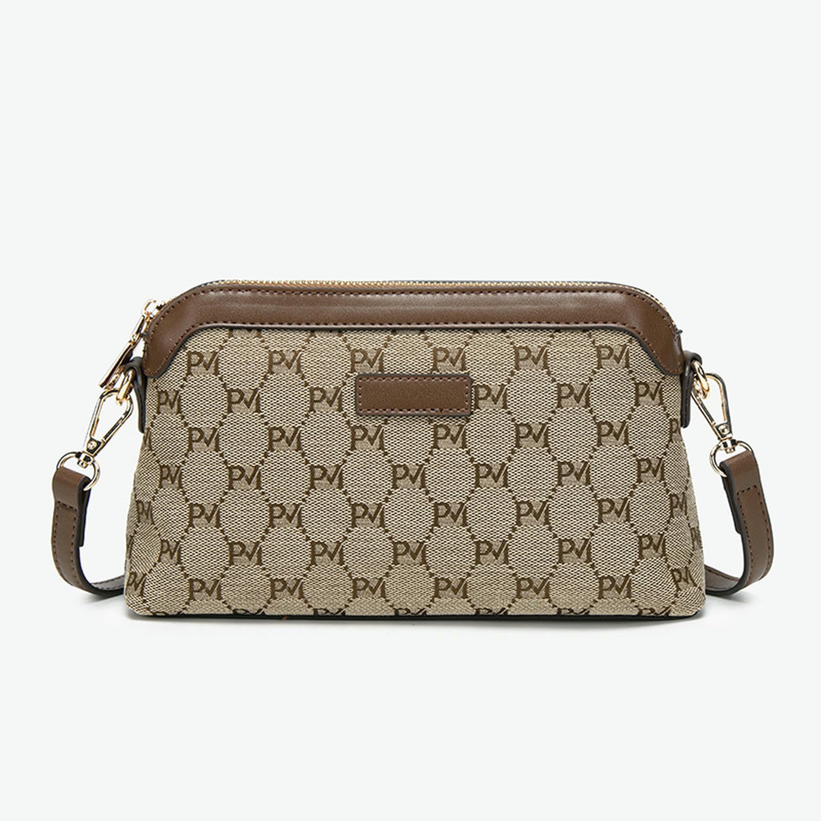 Borsa A Tracolla Versatile Leggera E alla Moda retrò-Marrone