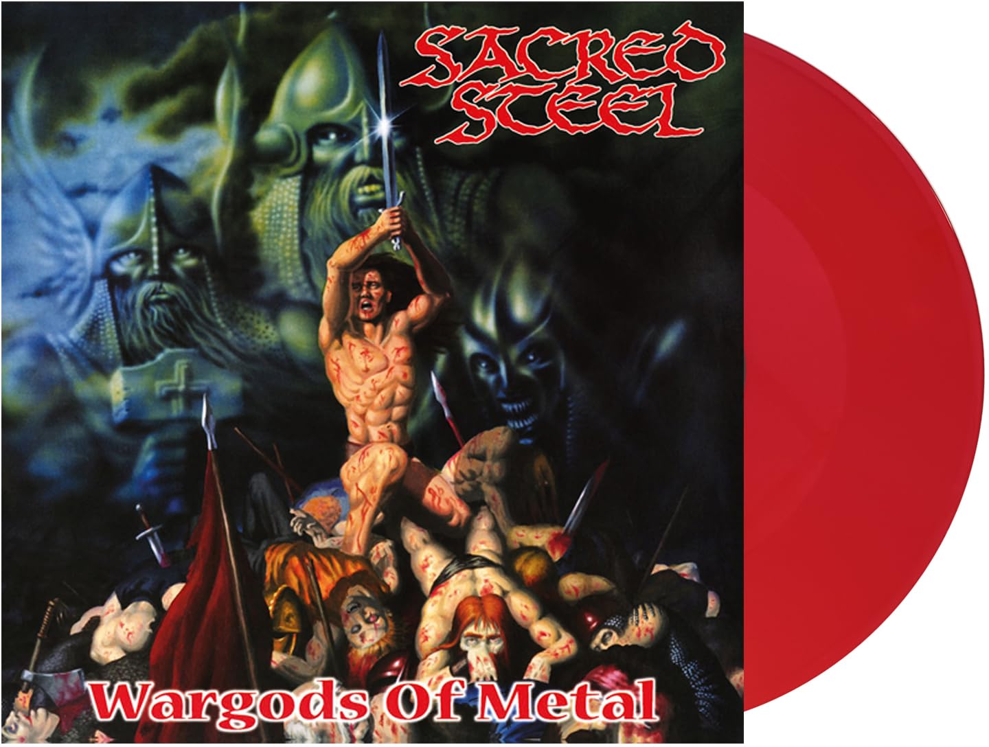SACRED STEEL - Wargods Of Metal (reissue) - gatefold translucent red vinyl LP