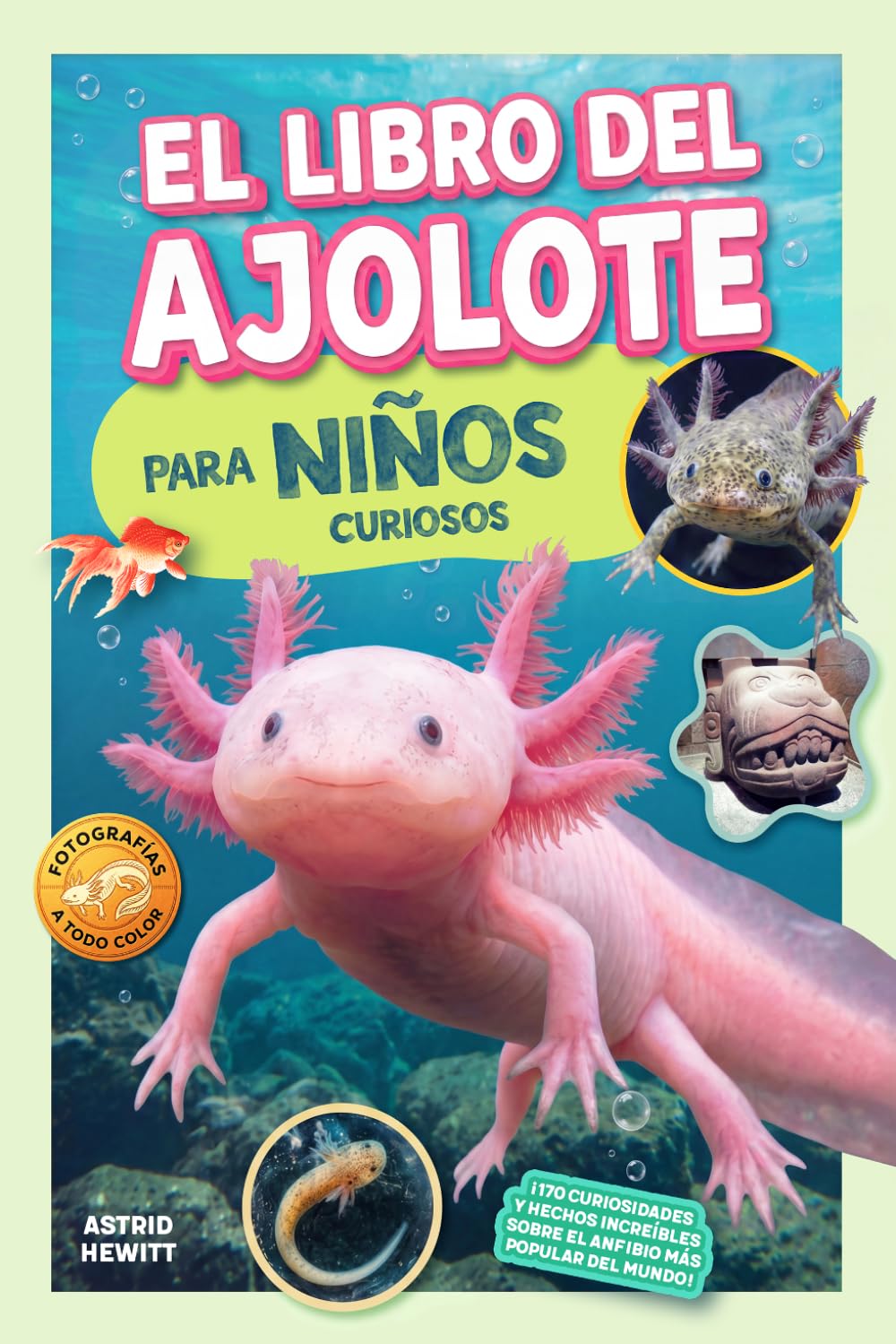 El Libro del Ajolote para Niños Curiosos: ¡170 curiosidades y hechos increíbles sobre el anfibio más popular del mundo!