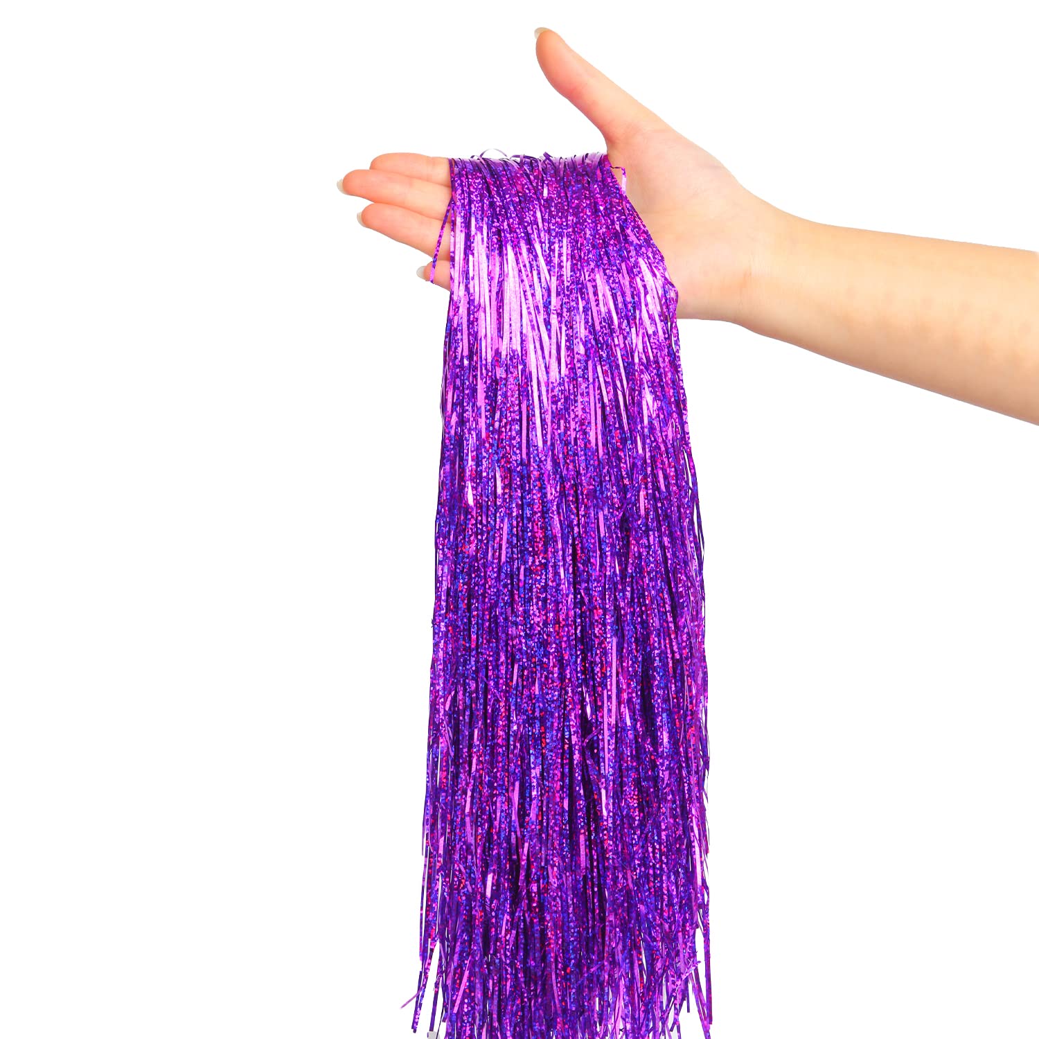 Orpelli Per Albero Di Natale Viola - 2000 Pezzi, 50cm Ciascuno