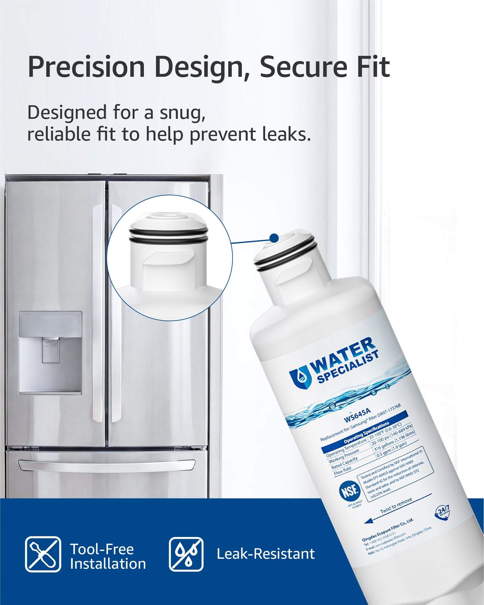 Samsung Water Filter - 4 Pack Replacement -8 Samsung Water Filter - 4 Pack Replacement -8