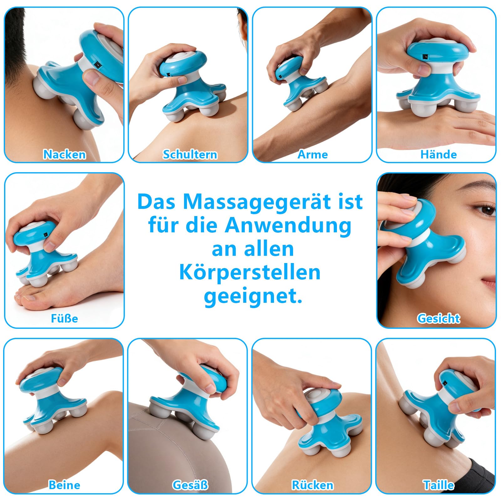 Gonetre Mini -Dreieck Elektrische Massagebaste Handheld Wave Vibration  Massage Gert Vollkrperentspannung Tool fr Home Office Travel USB Powered  Tragbares Hautanstrengungs Kunststoff (Englisch : Amazon.de: Drogerie &  Krperpflege