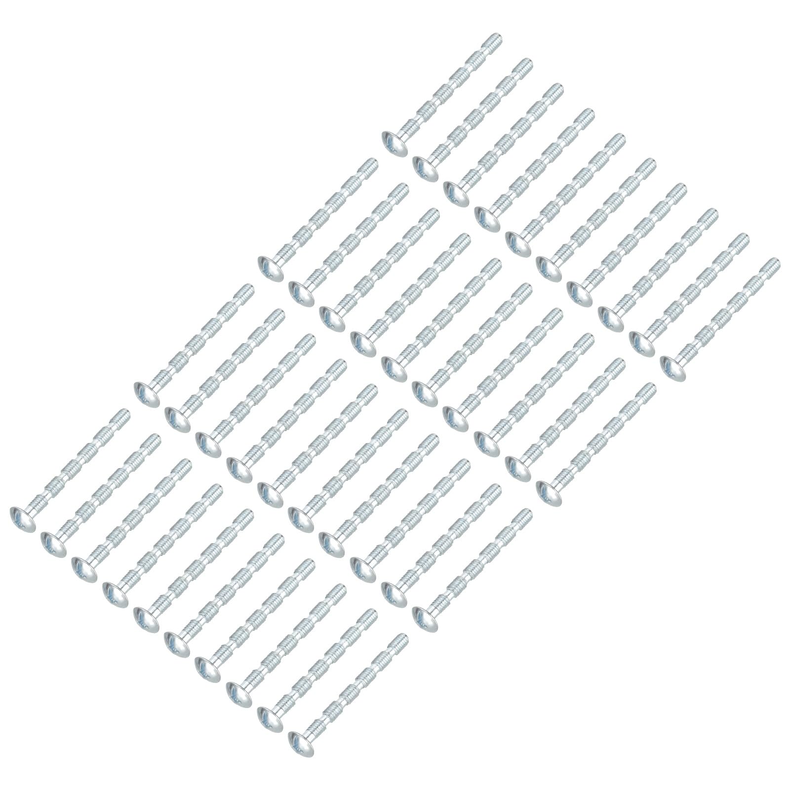 PATIKIL Door Handle Screws M4x45, 40 Pcs Cabinet Handle Break Away Screws for Drawer Pull with Slub Bolt for Door Lever Knob
