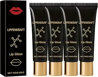 Luxury Lip Gloss, Lip Plumper Shine, Stubby Serum Oil, Moisturizing and Nourishing Lip Oil for Daily Care, Reducing Fine Lines, Moisturizing, Non-Glue (4)