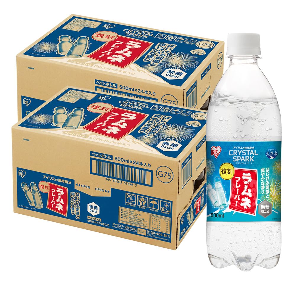 Amazon.co.jp: CRYSTAL SPARK(クリスタルスパーク) 炭酸水 500ml ×48本