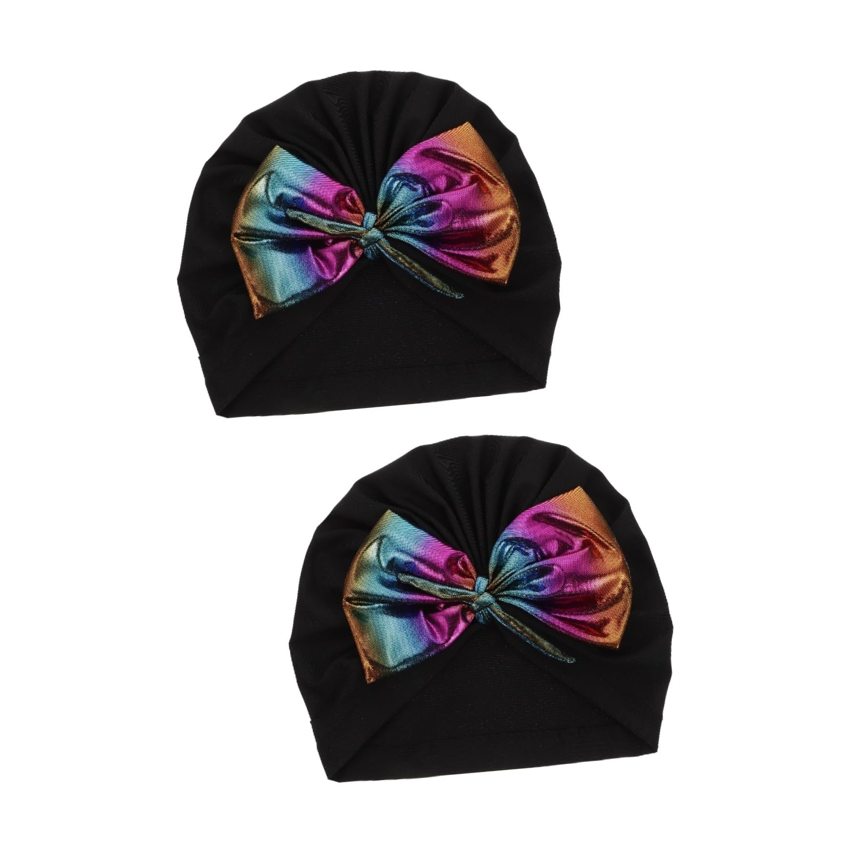 Kisangel 5St Schwimmhaube Badekappen für langes Haar Badehut für Damen Badekappe Kinder Schwimmende Haarabdeckung Badekappen für schwimmende Frauen gemütlich Krawatte Haarset Nylon Violett