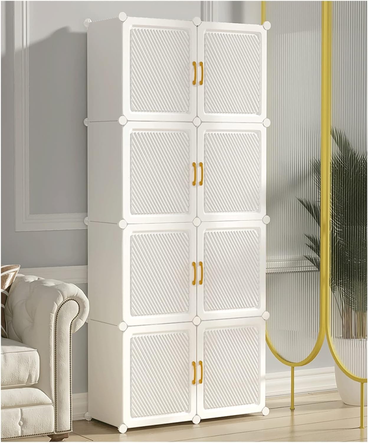 Armoire de Rangement Portables Casier portable avec porte cube profonde