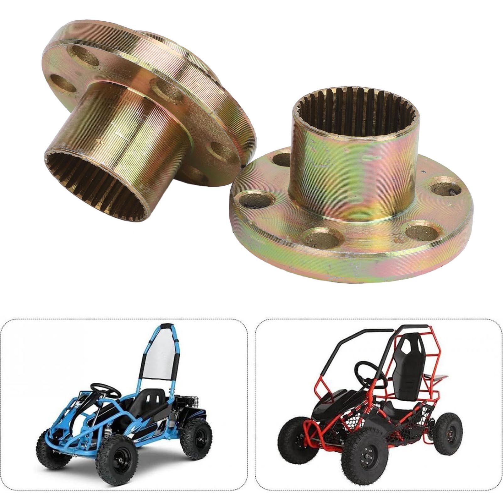 32T Hinterachs-Bremsscheiben-Ritzelhalterung (32 Mm Achse) Für ATV, Go-Kart, Quad – Stahllegierung, 6-Schrauben