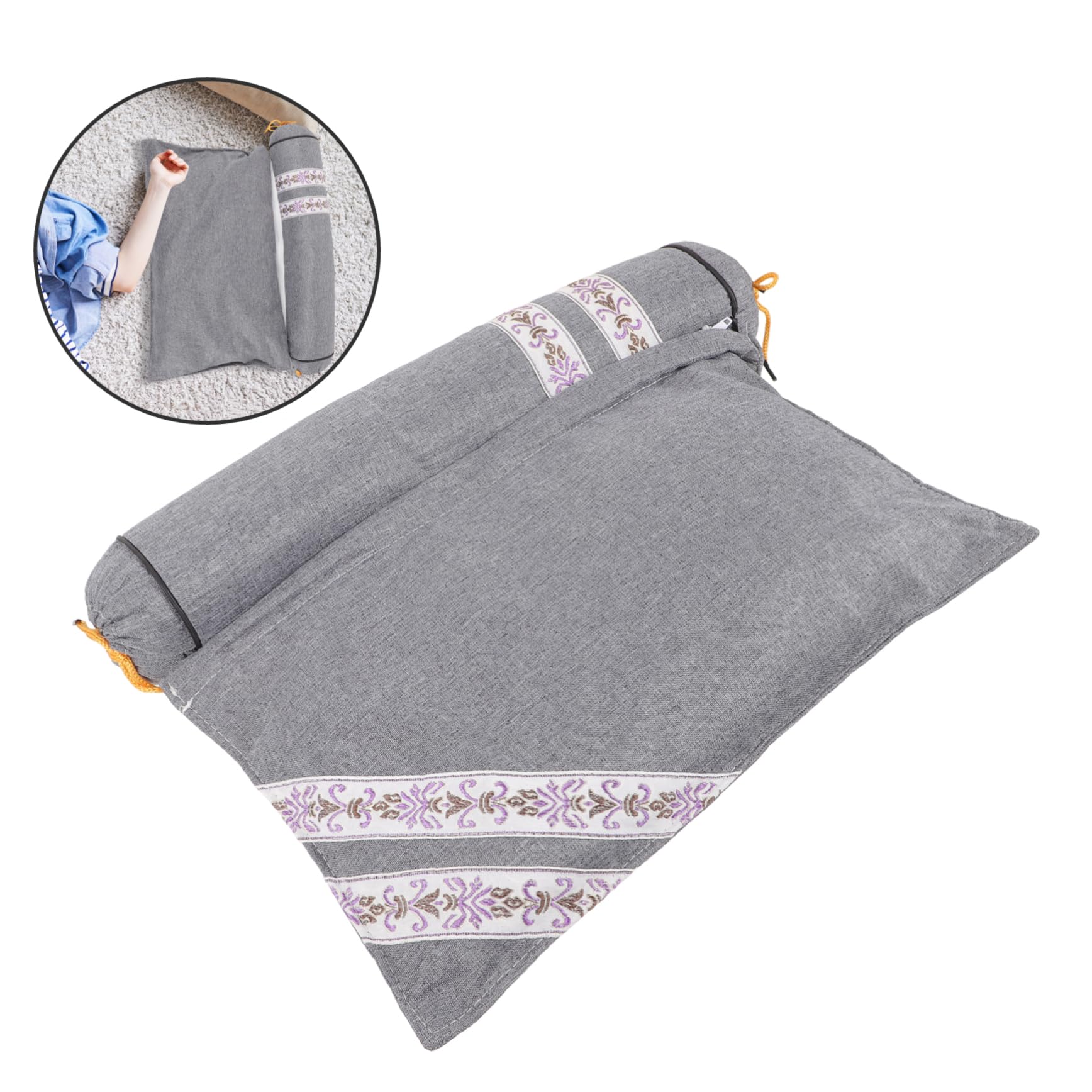 Alipis Almohada Inteligente Cervical de Tela, Soporte para Cuello y Zona Lumbar, Portátil y Cómoda para Oficina, Barco y Descanso Diario